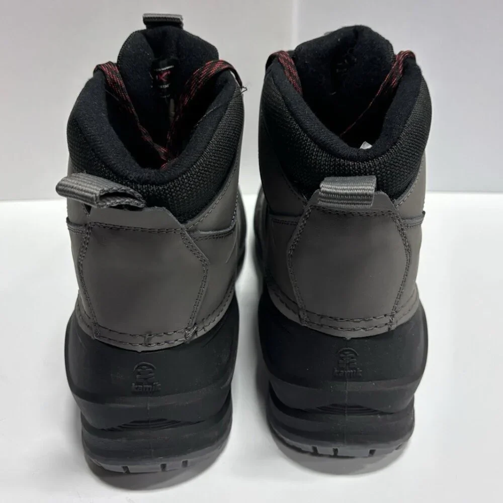 Kamik Men’s Iceland Lo Gray Winter Boots, Size 13 M